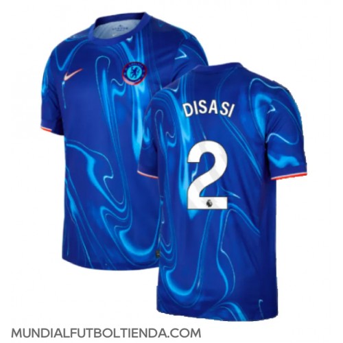 Camiseta Chelsea Axel Disasi #2 Primera Equipación Replica 2024-25 mangas cortas